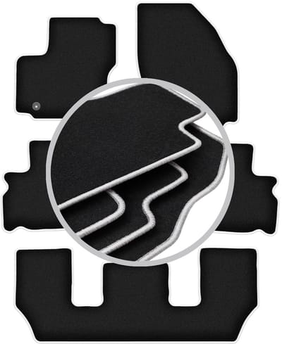 CARLUX-SILVER automatten voor: Ford Galaxy MK2 7-zitter (2006-2011)