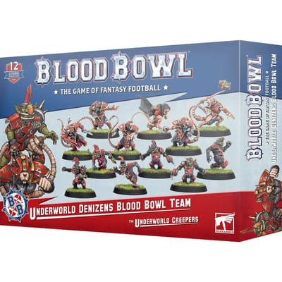 Figurine Games Workshop Blood Bowl - Team Goblin and Skaven : Underworld Denizens (x12)