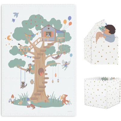 Tapis de jeu puzzel en huisje Play&Go Treehouse
