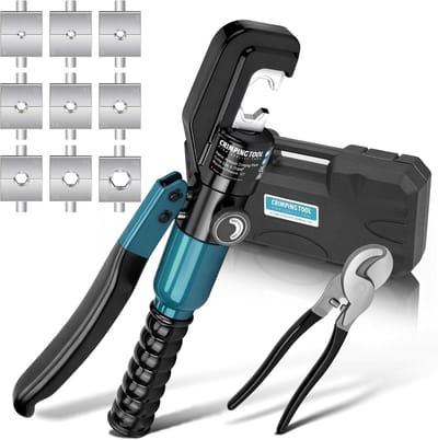 Hydraulische Krimptang Set met Kabelschaar voor Kabelwerk en Autoreparatie