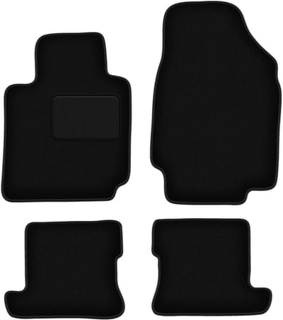 Zwarte veloursmatten voor: Nissan Micra K12 CC cabrio (2003-2010)