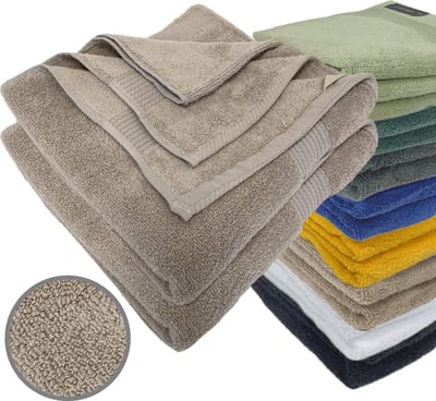 iSleep Terry Badlaken - 2 Stuks - 70x140 cm - Taupe