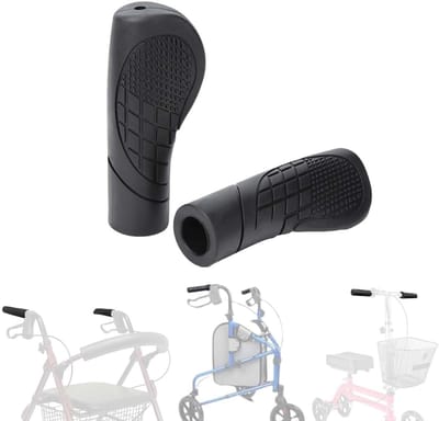 Dailygoods- Fietshandgrepen Ergonomisch - Handgrepen voor Stuur - Handvatten - Rollergrepen - 2 Stuks - Antislip en Eenvoudig te Reinigen