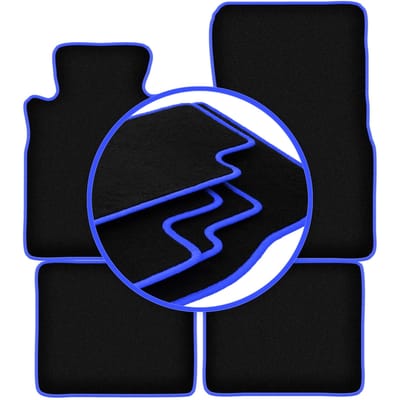 CARLUX-BLUE automatten voor: Mercedes SE W126 sedan (1979-1991)
