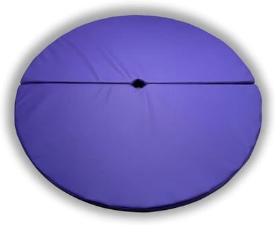 Pole Dance Beschermmat - Veiligheidsmat Dansstang - Veilig Trainen - 10 cm Dikke Vulling - Ø 120cm - Paars