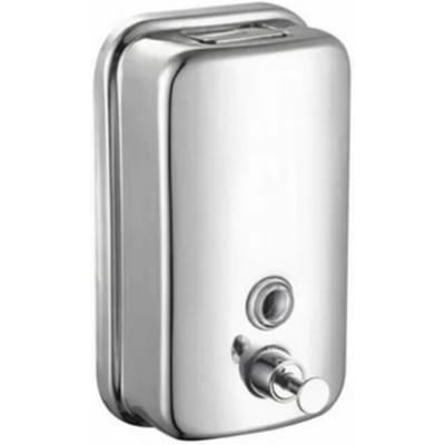 800ml Wandmontage Handmatige Zeepdispenser Roestvrij Staal Commerciële Zeepdispenser Navulbare Vloeibare Zeepdispenser white