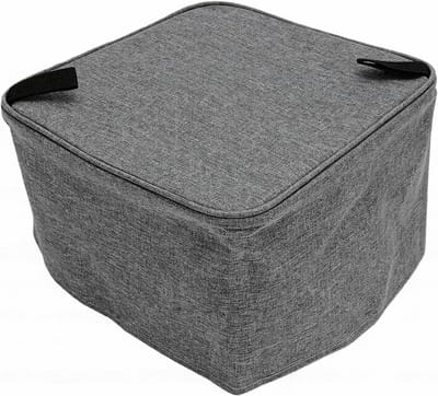 Projectorhoes Opvouwbaar - Beschermhoes Apparaat - Thuisbioscoop Bescherming - Kreukvrij Polyester - 24.5x23x15cm - Grijs