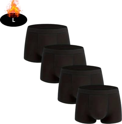 Nivard Onderbroeken Heren - Boxershort - Ondergoed - Boxer - Underwear - Mannen - 4 Pack - Zwart - L