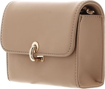 SEIDENFELT MANUFAKTUR Schoudertas Bryne Mini Crossbody Tanned Clay / Gold Lichtbruin