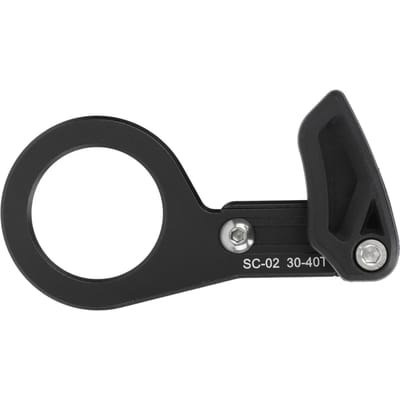 Guide de chaîne de VTT Lebycle Déflecteurs de chaîne Stabilisateur de chaîne de boîtier de pédalier de vélo Noir noir