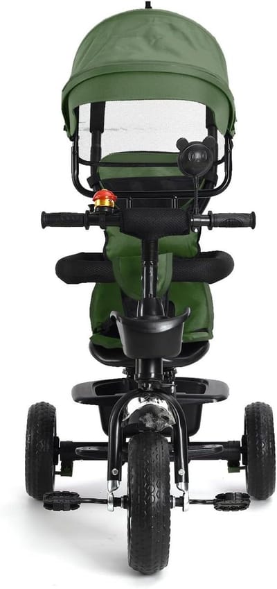 Kinderdriewieler 5-in-1 - Loopfiets driewieler - Buiten spelen - Modulair ontwerp - 65 cm - Groen