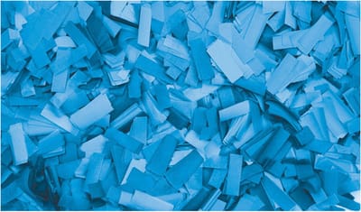 Showtec Showtec Rechthoekige lichtblauwe confetti (vuurbestendig), 1 kg Home entertainment - Accessoires