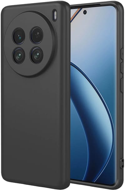 Dailygoods- Siliconen Hoes Ultradun - Schokbestendig - Huidvriendelijk - Antikras Microvezelvoering - Voor VIVO X200 Pro 5G - Elegant Design - Telefoonhoes