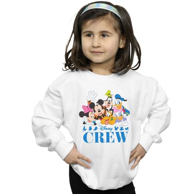 Disney Meisjes Mickey Mouse Disney Vrienden Sweatshirt (Wit)