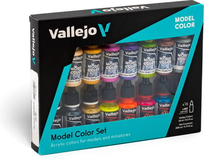 Vallejo Hobbyverf Acrylverf - 70257 Model Color - Wargame Special Kleuren - Acryl Set 16x18ml Verf set