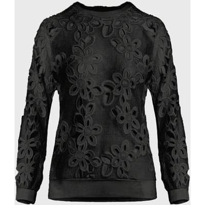 Anne Fontaine Usas Black Size: 36 | Long-Sleeved Tops Outlet | Dames | Zwart