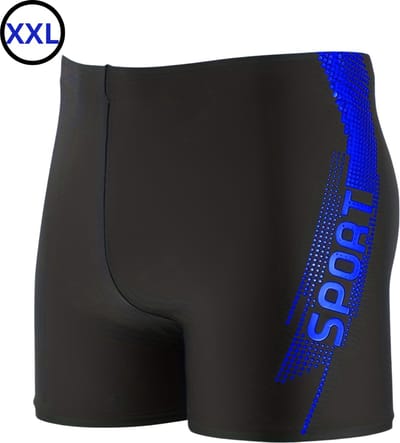 Livano Zwembroek Heren - Zwem Broek Mannen - Badkleding - Zwemmen - Lichtgewicht Swim Shorts - Zomerbroek - Blauw - Maat XXL