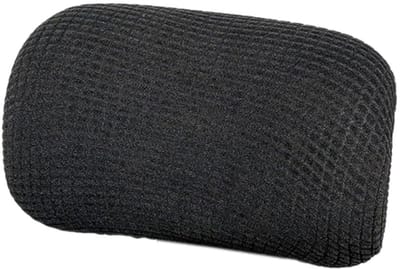 Allecto - Waterdichte Stretch Hoofdkussenhoes voor Gaming Stoel - 2 Stuks - Zwart