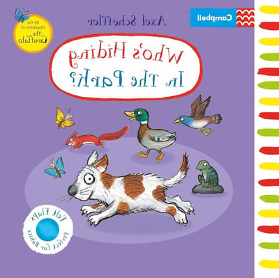 Wie Verstopt Zich in het Park? - Viltboek Dierengeluiden - Baby Ontdekken - Zachte Viltflappen - 18.5 cm - Gekleurd