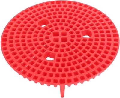 Emmer Vuilvanger - Wasemmer Inzet - Auto Reinigen - Vangt Gruis Op - 26 cm - Rood