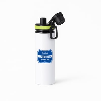 Hacebo® - De beste loodgieter waterfles met draaidop groen - Loodgieter - loodgieters - werk - afscheidscadeau - verjaardagscadeau - kado - water fles - 850ML