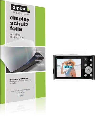 dipos – 4x Matte Beschermfolie geschikt voor HICSHON DC306 | Krasbestendige & antireflecterende Screenprotector Ultra-Thin