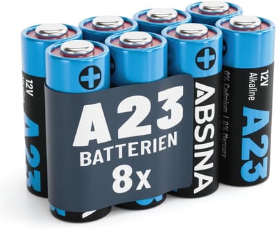 Batterijen Set - 12V Alkaline - Apparaten Voeden - Lange Houdbaarheid - 8 Stuks - Zilver