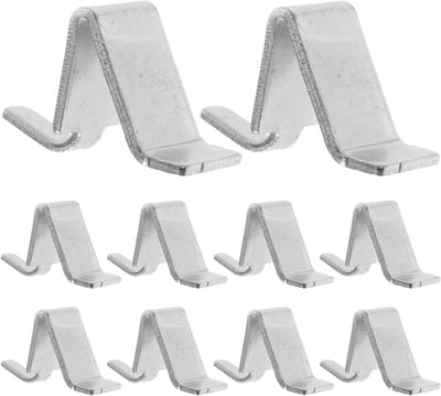 10 Stuks Buckle Clips voor Bureau- en Kastopslag - Metalen Plankclips voor Organisatie en Ruimtebesparing