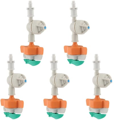 Dailygoody - Micro Drip Systeem - 360° Rotatable - Anti-Drip Irrigatie - Tuin - Verstelbare Water Sprinkler - Voor Bloembedden en Groenten