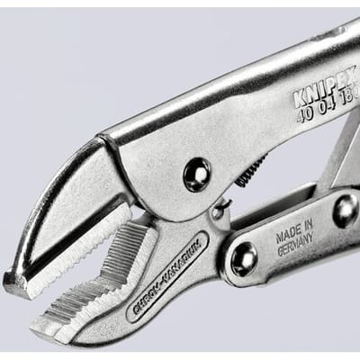 Knipex 40 04 180 Griptang Recht met uitsparing voor prisma 0 - 35 mm 180 mm