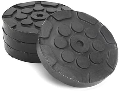 4 Stuks Heavy Duty Auto Jacking Lift Pads - Ronde Rubberen Arm Pads voor Auto Lift