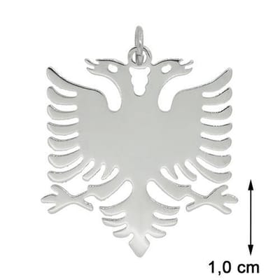 Blinx Jewels Stalen Hanger Albanië Vlag