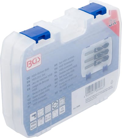 BGS HSS-borenset 22 - 24 - 25 mm 3 delig
