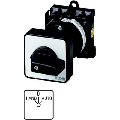 Eaton 029364 T0-1-15431/Z Omschakelaar Voor bodembevestiging Knevel Zwart 1 x 45 ° 1 stuk(s) Piece
