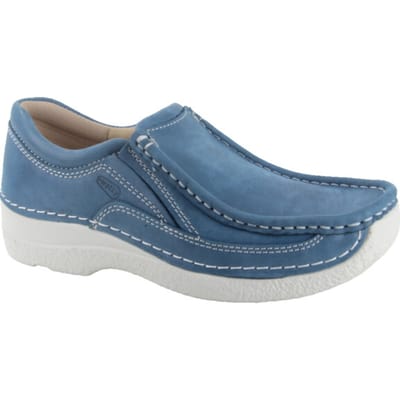 Wolky Dames Instappers 06206 Roll Sneaker Blauw