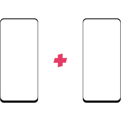 DuoPack: OnePlus Nord N10 5G screenprotector gehard glas Edge to Edge