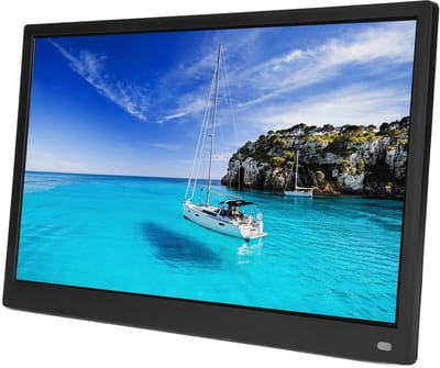Digitale Fotolijst - Elektronisch Display - Foto's Delen - Afstandsbediening Inclusief - 15 Inch HD - Zwart