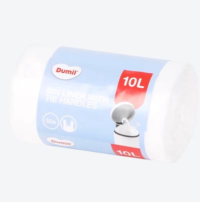 Dumil pedaalemmer zakjes 10 liter 1 rol = 50zakjes
