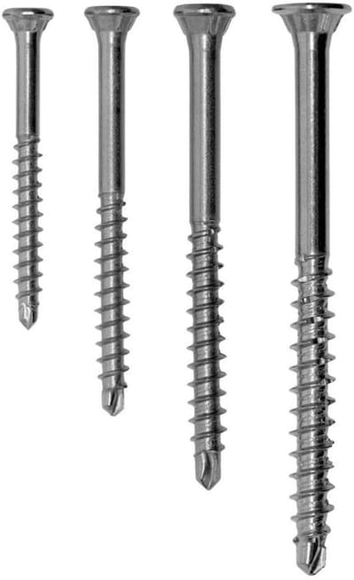Terrasschroeven RVS - Hardhoutschroeven Houtschroeven - Terrasaanleg - Speciale legering - 5x40 mm - Zilverkleurig