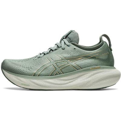 Asics Gel Nimbus 25 Leigrijs Champagne Dames Sneakers 1012B356-022 37 gray