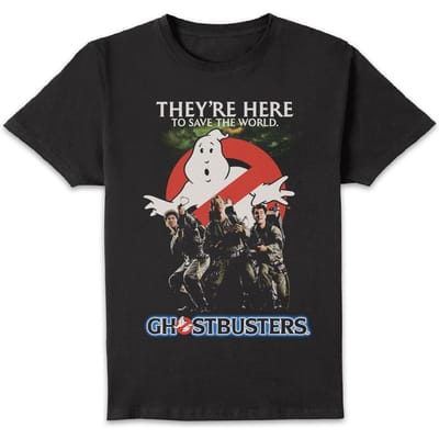 Ghostbusters Classic Poster Unisex T-Shirt - Black - S