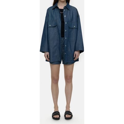 Closed Boyfriend Shirt Dark Blue Size: M | Denim Jackets Outlet | Dames | Blauw