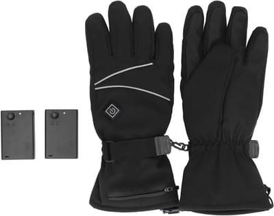 Verwarmde Handschoenen voor Dames en Heren met Aanraakscherm, Waterdicht en 3 Warmte-instellingen voor Winterse Activiteiten