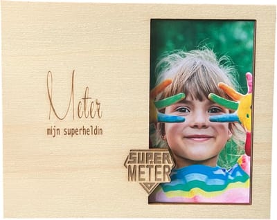 Fotokader liefste Meter | superheldin | liefste Meter | allerliefste Meter | meter vragen | meter worden | cadeau | de liefste