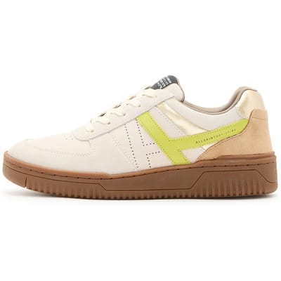 AllSaints Vix Suede Sneaker White/brown/green Taglia: 37 | Sneakers Outlet | Donna | Bianco