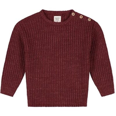 Sweet Petit baby trui Charlie Dark Choclate 56 heren