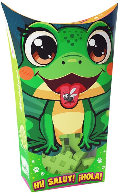 Mini wafel blokken pocket pets kikker - Marioinex - vanaf 3 jaar