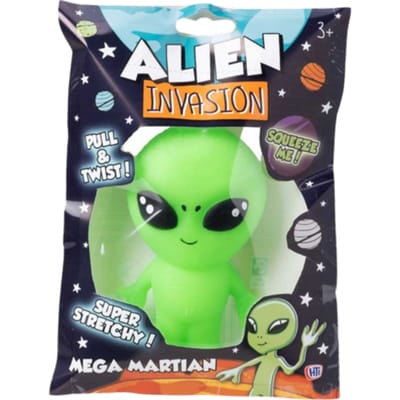 Mega Martian Alien Invasion Stretchy Toy Assorted