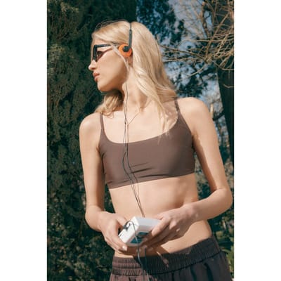 Dames Dsgn Studio Vierkante Hals Bikini Top | Chocolate | Maat: 6