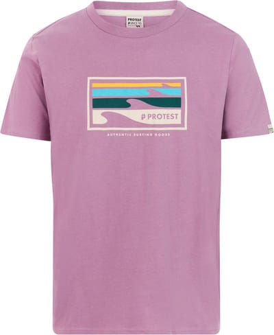 Protest PRTHanwell - T-shirt Heren - Korte mouwen - Ronde hals - Normale pasvorm - Crème